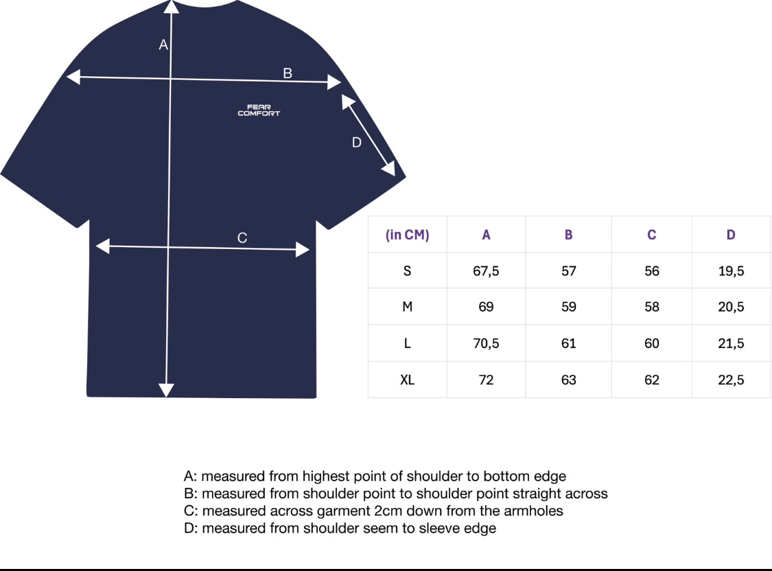 Fear Comfort Core Tee